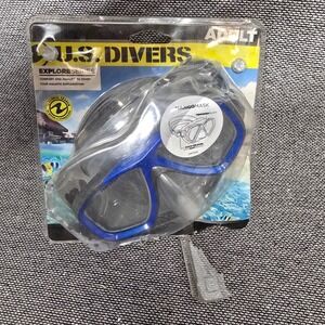 US Divers Mango II‎ DX Snorkel Mask Clear Tempered Glass Aqua Lung MS3779999CMA